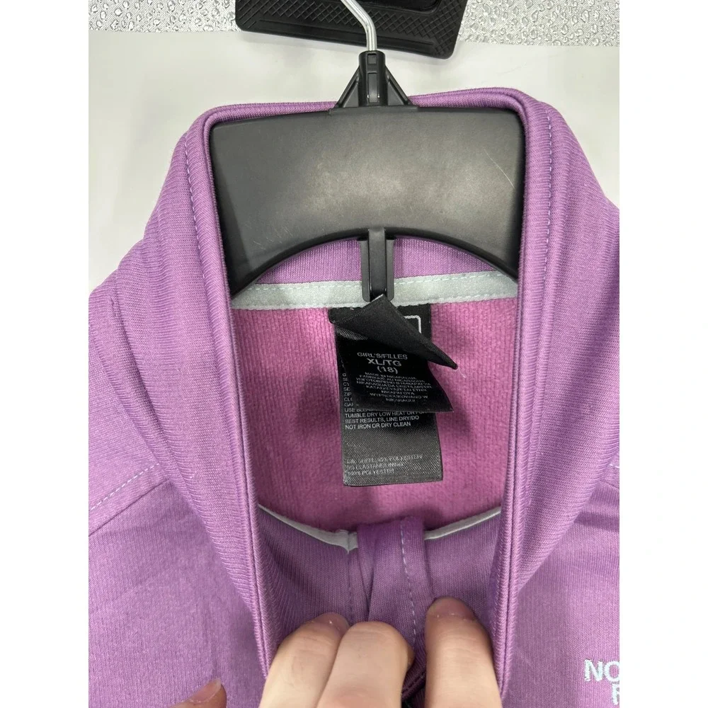 The North Face Jacket Youth Kids‎ Girls XL 18 Lightweight Mock Neck Full Zip Up